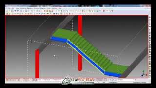 Tekla Tutorial  Escadas [upl. by Notseh]