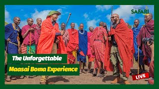 🔴TSCLIVE THE UNFORGETTABLE MAASAI BOMA EXPERIENCE WITH KIKEKE  SAFARI TANZANIA EPISODE 2 PART 2 [upl. by Uhsoj274]