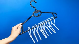 10 amazing tricks with clothes hangers and cables that really help [upl. by Anos]