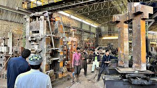 Process of Making 23000KG Rebar Mill in Pakistani Workshop [upl. by Mayfield]