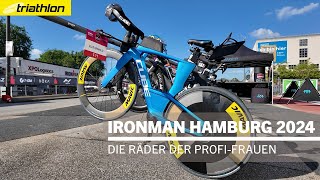 Wechselzone der Profis Die neuen Cockpits der schnellsten Frauen beim Ironman Hamburg 2024 [upl. by Enaenaj]