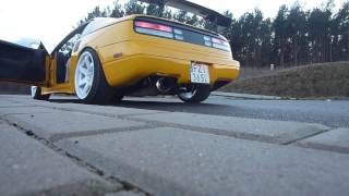 300zx z32 kakimoto single exhaust [upl. by Diskson30]