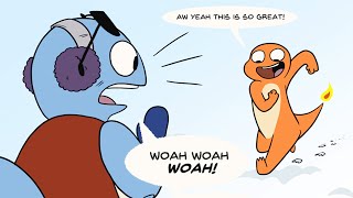 Squirtle is Gonna Die  Pokemon Comic Dub Lil Char amp The Gang 5 by Nekoama [upl. by Hafital]