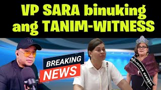 VP SARA binuking ang tanim witness [upl. by Gabriella428]