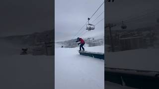 Steamboat 121023 snowboarding snowboardtricks snowboardtime snowboard wintersport [upl. by Aliehs]