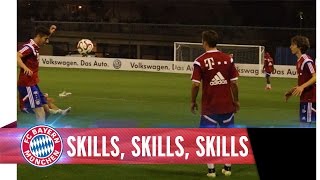 Götze Lewandowski and Gaudino show off their skills [upl. by Sewoll]