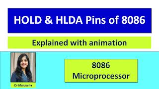 HOLD amp HLDA pins of 8086 [upl. by Thayne]