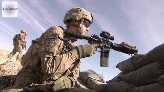 United States Army Infantry Dismounted Patrol in Panjwai District Afghanistan [upl. by Gabriell]