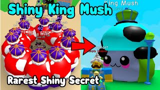 First Person To Make Shiny King Mush Secret Pet OP Stats  Bubble Gum Simulator [upl. by Maximilien]