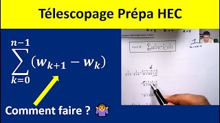 Sommes télescopiques  7 exercices pour maîtriser le télescopage en prépa HEC ECG et ECT [upl. by Daughtry]