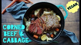 Vegan Corned Beef and Cabbage  Plant Based Baileys  St Patricks Day Recipes [upl. by Ares]