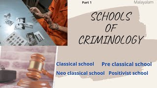 Schools of Criminology  Criminology amp Penology  Malayalam Law Lectures  Part 1 [upl. by Eniarol]