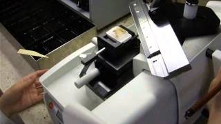 Sliding Microtome cutting [upl. by Erdreid898]