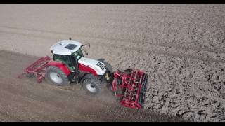 Zaaibedbereiding uienen suikerbieten land op Harrysfarm [upl. by Iaw]