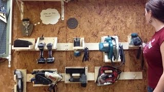 DIY French Cleat Tool System [upl. by Yurt]