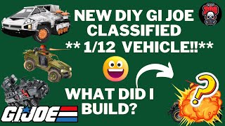 GI JOE CLASSIFIED 112 Scale CUSTOM VEHICLE for Joes Multiuse platform CHEAP BUILD Cobra Smasher [upl. by Cassil]