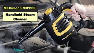 Best Steam Cleaner  McCulloch MC1230 Handheld Steam Cleaner [upl. by Niliac625]