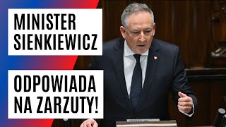 Minister SIENKIEWICZ odpowiada na ZARZUTY quotMówią o mnie PUŁKOWNIKquot  FAKTPL [upl. by Nanreh]