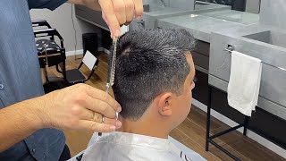 COMO FAZER CORTE TRADICIONAL MASCULINO  PASSO A PASSO COMPLETO [upl. by Delly]