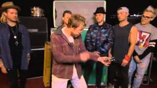 McBusted need you for their air guitar fan video [upl. by Nodnarb]