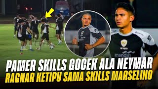 Gocek Samba di Depan Ragnar  Aksi Marselino Ferdinan Pamer Skills di Sesi Latihan Timnas Indoneia [upl. by Lanrev]