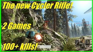 Star Wars Battlefront  The NEW post patch Cycler rifle  100 kills Walker Assault Infantry only [upl. by Yclek]