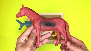 Learn Colors with Farm Animals in English  Toys Animal Names for Kids [upl. by Rollins]