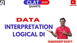 CLAT2024Data Interpretationsandeepdixit part6 clat2025 ipmatindore [upl. by Atinuj]