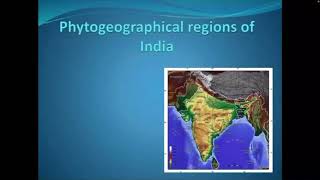 Phytogeographical regions of India [upl. by Araec5]