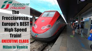 Frecciarossa  Executive Class aboard Europes BEST High Speed Train [upl. by Atiras]