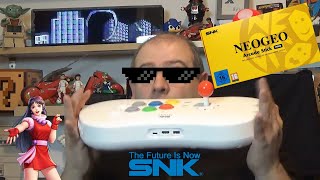 Test du Neo Geo Arcade Stick Pro snk avec 20 jeux inclus [upl. by Athalla62]