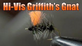 HiVis Griffith Gnat Fly Tying  Classic Midge Cluster Dry Fly [upl. by Melleta]