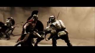 300 SPARTANS MOVIE FIRST FIGHT SCENE  HD [upl. by Tarsus]