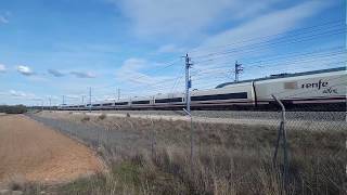 AVE S112 de Talgo a 300 Kmh por la Alcarria [upl. by Lurleen]