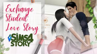 SIMS 4 STORY  FOREIGN EXCHANGE STUDENT LOVE STORY  HIGH SCHOOL DRAMA [upl. by Atilol]