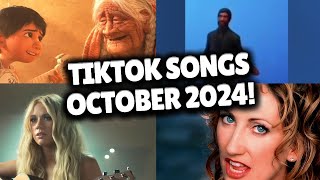 Top Trending Songs on TikTok  October 2024 [upl. by Tristas]