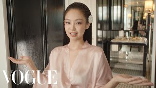 Blackpink’s Jennie Gets Ready for the Met Gala  Vogue [upl. by Annaili]