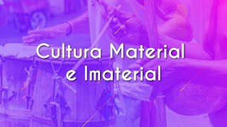 Cultura Material e Imaterial  Brasil Escola [upl. by Etnohc611]