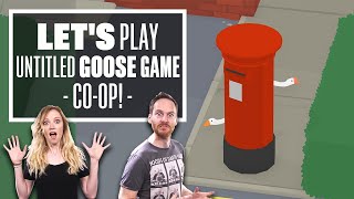 Lets Play Untitled Goose Game Coop Gameplay  DOUBLE BILL [upl. by Einnej]