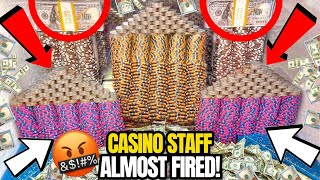 😡CASINO STAFF ALMOST “FIRED” AFTER THIS HAPPENED HIGH LIMIT COIN PUSHER MEGA MONEY JACKPOT [upl. by Darn]