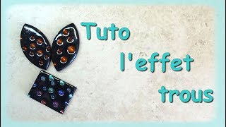 ★Tuto polymère cabochon à trous Pigments RESINPRO [upl. by Llerdnam]