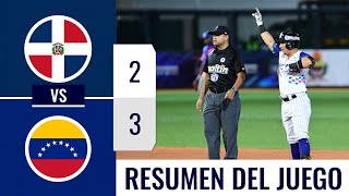 Resumen República Dominicana vs Venezuela  Serie del Caribe 2023 5feb [upl. by Topper]