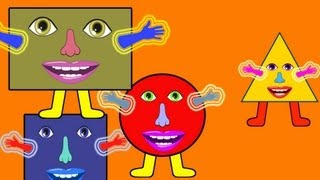 SHAPES SONG  NURSERY RHYMES  THE TODDLERS TV [upl. by Sasnak]