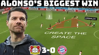 Alonsos Tactical Masterclass vs Tuchel  Tactical Analysis  Leverkusen 30 Bayern Munich [upl. by Acirretal]