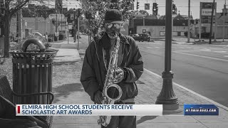 Elmira High School students receive Scholastic Art Awards [upl. by Haslett]