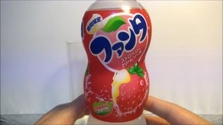 炭酸飲料 ファンタ ストロベリークリームソーダ味 Fanta Strawberry Cream Soda [upl. by Rae]