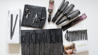 Whats in a hairdressing College Kit 2021 and what do i use as a pro stylist [upl. by Lamag35]