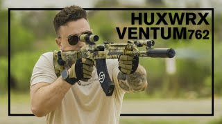 HUXWRX VENTUM 762  The First Flow Through HUB Compatible Suppressor [upl. by Ynaffik]