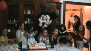 Topolino alla festa di compleanno di VanessaMPG [upl. by Ashman]