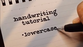 Handwriting Neat and clean handwriting Print Style  Tutorial ekinghandwriting [upl. by Enael59]